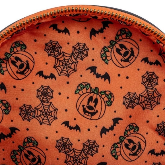 Loungefly Disney Mickey-O-Lantern Mini Backpack w/Wallet and Collector’s PIN main image 5
